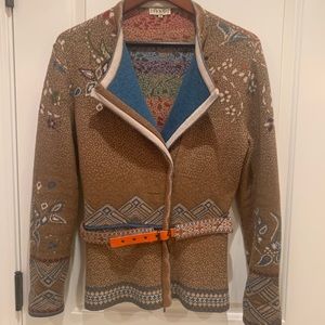 IVKO Belted sweater/jacket.